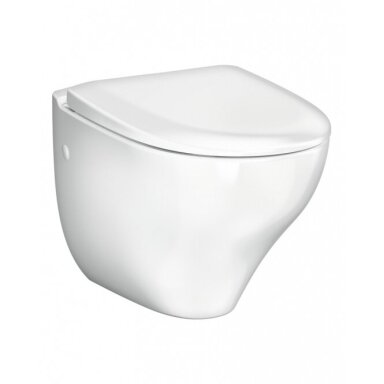Pakabinmas WC komplektas New Nautic 1530 hygienic flush su soft-close dangtis Pakabinmas WC komplektas New Nautic 1530 hygienic flush su soft-close dangtis