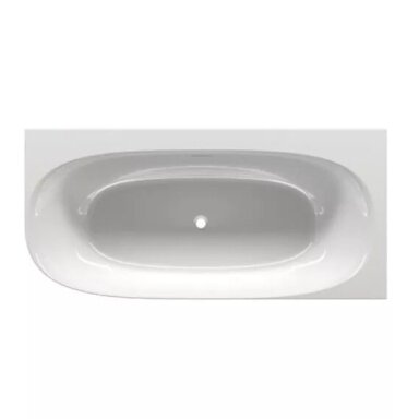 Pastatoma vonia Riho Omega Corner 170x80 cm su sifonu, kairė, balta Pastatoma vonia Riho Omega Corner 170x80 cm su sifonu, kairė, balta