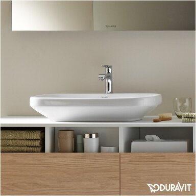 Pastatomas ant stalviršio praustuvas Duravit Durastyle 60x38cm Pastatomas ant stalviršio praustuvas Duravit Durastyle 60x38cm