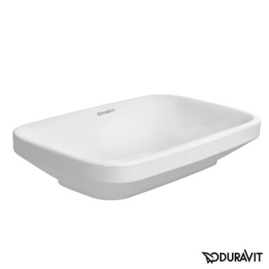 Pastatomas ant stalviršio praustuvas Duravit Durastyle 60x38cm Pastatomas ant stalviršio praustuvas Duravit Durastyle 60x38cm
