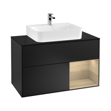 Pastatomas ant stalviršio praustuvas Villeroy&Boch Finion 60x45 su CeramicPlus danga Pastatomas ant stalviršio praustuvas Villeroy&Boch Finion 60x45 su CeramicPlus danga