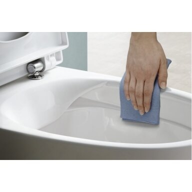 Pastatomas klozetas Laufen Kompas su Soft Close dangčiu Rimless
