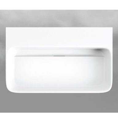 Pastatomas Silkstone praustuvas PAA Quadro Matte White 700 x 430 Pastatomas Silkstone praustuvas PAA Quadro Matte White 700 x 430