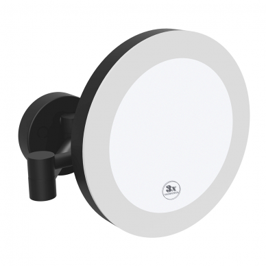 Pakabinamas kosmetinis veidrodis su LED apšvietimu Bemeta Dark 116101770 Pakabinamas kosmetinis veidrodis su LED apšvietimu Bemeta Dark 116101770