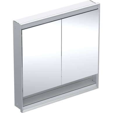 Paslėptojo montažo Geberit ONE veidrodinė spintelė su niša ir ComfortLight, su dvejomis durelėmis, 90x90cm Paslėptojo montažo Geberit ONE veidrodinė spintelė su niša ir ComfortLight, su dvejomis durelėmis, 90x90cm