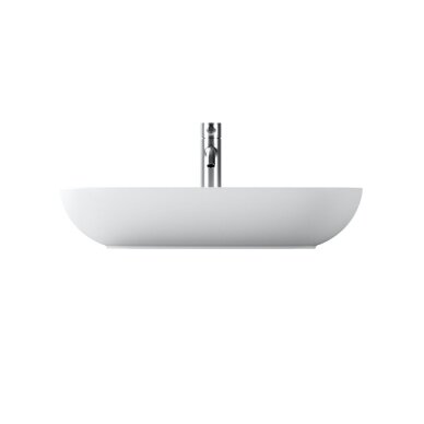 Pastatomas ant stalviršio praustuvas Alice Ceramica Lavabo Form Ovale 60x45 (BE GAMYKLINĖS PAKUOTĖS, SU MAŽU DEFEKTU) NR. 3 5