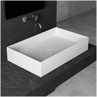 Pastatomas praustuvas Alice Ceramica Hide 600x370 mm Pastatomas praustuvas Alice Ceramica Hide 600x370 mm