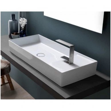 Pastatomas praustuvas Alice Ceramica Hide 850x370 mm 5 Pastatomas praustuvas Alice Ceramica Hide 850x370 mm 5