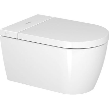 Pakabinamas unitazas su bidė funkcija Duravit SensoWash Starck f Plus Compact Rimless, su DuraShield danga Pakabinamas unitazas su bidė funkcija Duravit SensoWash Starck f Plus Compact Rimless, su DuraShield danga