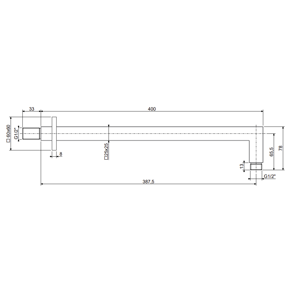 Paffoni Stacionari kvadratinė dušo galva su laikikliu, 300x300mm 3 Paffoni Stacionari kvadratinė dušo galva su laikikliu, 300x300mm 3