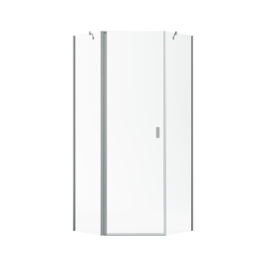 Penkiakampė dušo kabina Radaway Nes Brushed Nickel PTJ, skaidrus stiklas Penkiakampė dušo kabina Radaway Nes Brushed Nickel PTJ, skaidrus stiklas