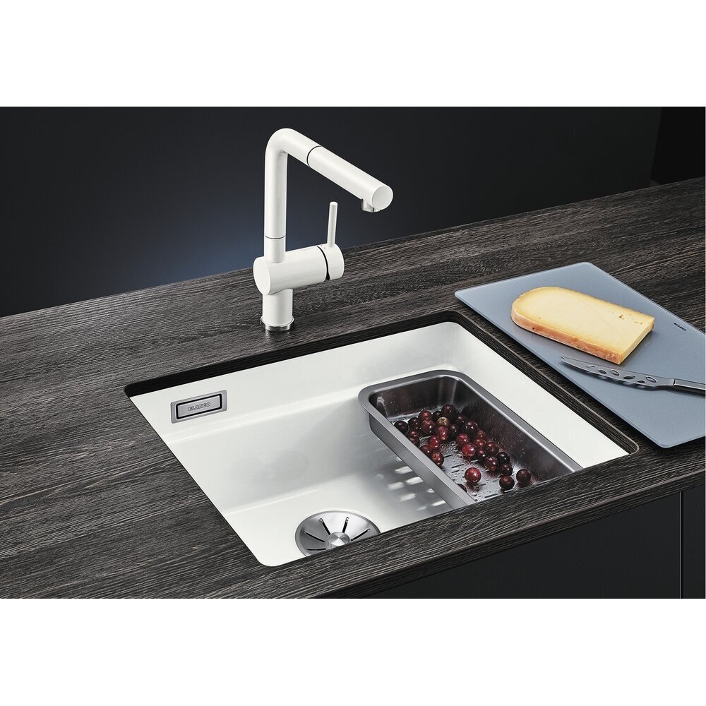 Plautuvė BLANCO ETAGON 500-U Ceramic White glossy InFino O.AF 4 Plautuvė BLANCO ETAGON 500-U Ceramic White glossy InFino O.AF 4