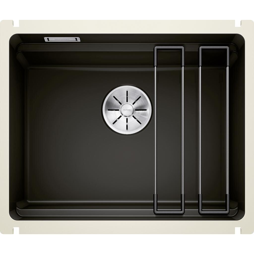 Plautuvė BLANCO ETAGON 500-U Ceramic Black InFino O.AF Plautuvė BLANCO ETAGON 500-U Ceramic Black InFino O.AF
