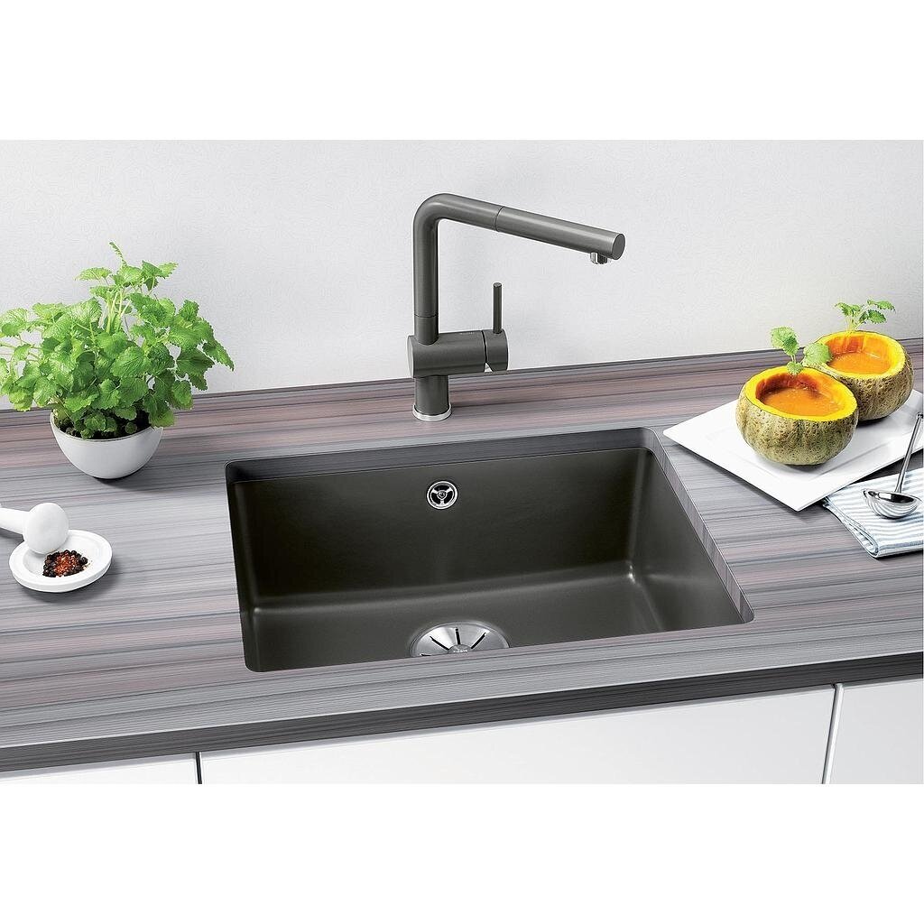 Plautuvė BLANCO SUBLINE 500-U Ceramic PP Basalt InFino O.AF Plautuvė BLANCO SUBLINE 500-U Ceramic PP Basalt InFino O.AF