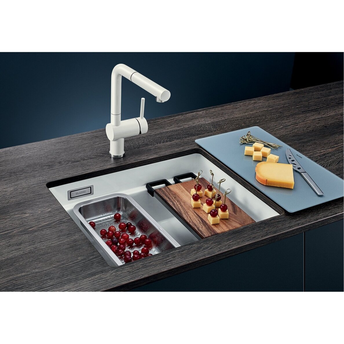 Plautuvė BLANCO ETAGON 500-U Ceramic White glossy InFino O.AF 3