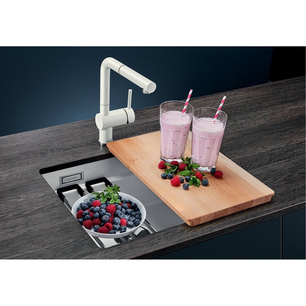 Plautuvė BLANCO ETAGON 500-U Ceramic White glossy InFino O.AF 5