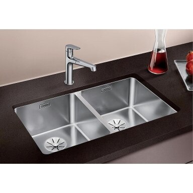 Plautuvė BLANCO ANDANO 340/340-U SATIN InFino O.AF