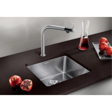 Plautuvė BLANCO ANDANO 450-U SATIN InFino O.AF