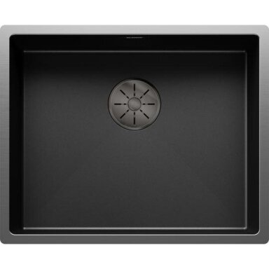 Plautuvė BLANCO CLARON 500-U DarkSteel Edition Infino O.AF