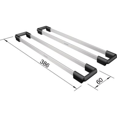 Plautuvė BLANCO ETAGON 500-U Ceramic Basalt InFino O.AF