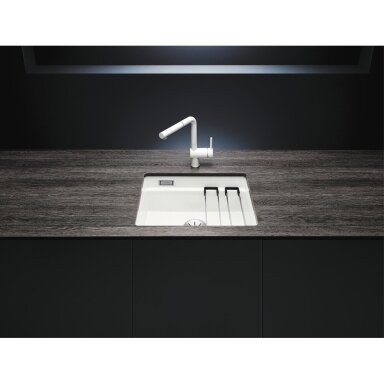 Plautuvė BLANCO ETAGON 500-U Ceramic White glossy InFino O.AF