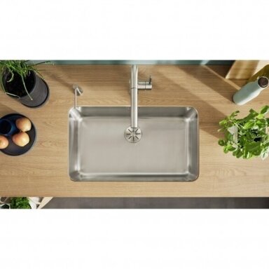 Plautuvė BLANCO SOLIS 700-U BRUSHED InFino O.AF Plautuvė BLANCO SOLIS 700-U BRUSHED InFino O.AF