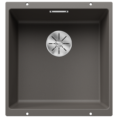 Plautuvė BLANCO SUBLINE 400-U SILG Volcano grey InFino O.AF