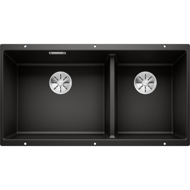 Plautuvė BLANCO SUBLINE 480/320-U SILG PDUR Black InFino O.AF