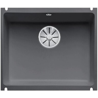 Plautuvė BLANCO SUBLINE 500-U Ceramic PP Basalt InFino O.AF