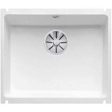Plautuvė BLANCO SUBLINE 500-U Ceramic PP White glossy InFino O.AF