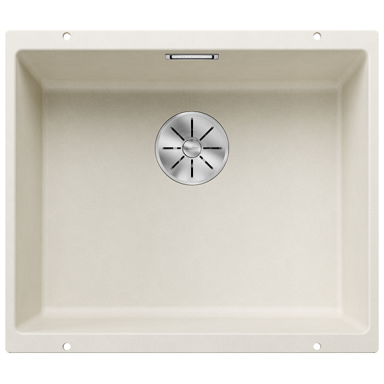 Plautuvė BLANCO SUBLINE 500-U SILG Soft white InFino O.AF
