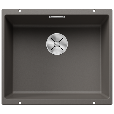 Plautuvė BLANCO SUBLINE 500-U SILG Volcano grey InFino O.AF