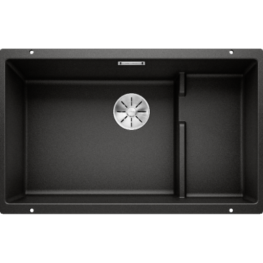 Plautuvė BLANCO SUBLINE 700-U Level SILG PDUR Black M.ZUB InFino O.AF