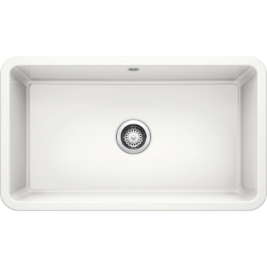 Plautuvė BLANCO VILLAE SINGLE Ceramic White glossy O.AF