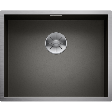 Plautuvė BLANCO ZEROX 500-U Dark Steel InFino O.AF