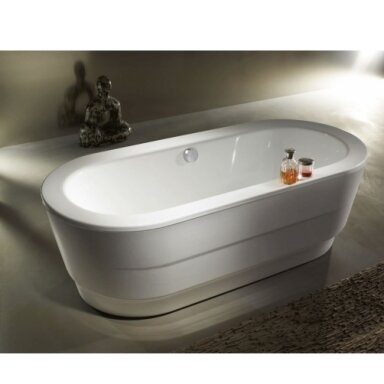 Plieninė vonia Kaldewei Vaio Duo Oval 180 cm su uždengimu Plieninė vonia Kaldewei Vaio Duo Oval 180 cm su uždengimu