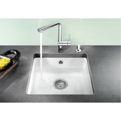 Plautuvė BLANCO SUBLINE 375-U Ceramic PPLUS White glossy O.AF Plautuvė BLANCO SUBLINE 375-U Ceramic PPLUS White glossy O.AF