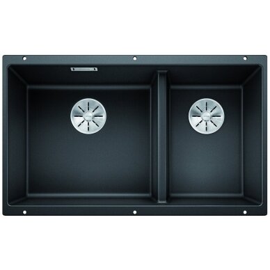 Plautuvė BLANCO SUBLINE 430/270-U SILG PDUR Anthracite InFino O.AF