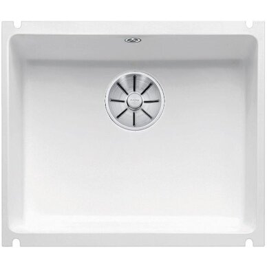 Plautuvė BLANCO SUBLINE 500-U Ceramic PP White glossy InFino O.AF