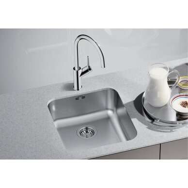 Plautuvė BLANCO SUPRA 450-U BRUSHED O.AF 1
