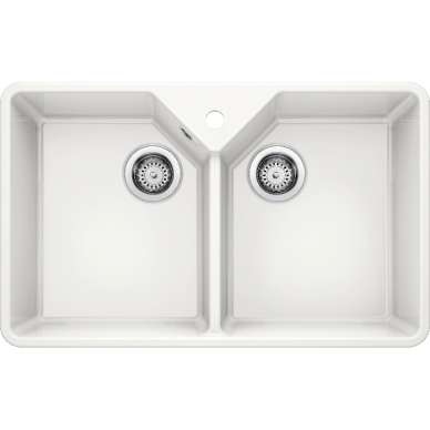 Plautuvė BLANCO VILLAE DOUBLE Ceramic White glossy O.AF 2