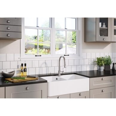 Plautuvė BLANCO VILLAE DOUBLE Ceramic White glossy O.AF 4 Plautuvė BLANCO VILLAE DOUBLE Ceramic White glossy O.AF 4