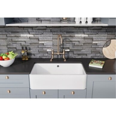 Plautuvė BLANCO VILLAE SINGLE Ceramic White glossy O.AF Plautuvė BLANCO VILLAE SINGLE Ceramic White glossy O.AF