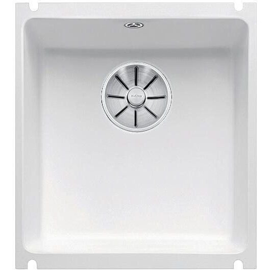 Plautuvė BLANCO SUBLINE 375-U Ceramic PP White glossy InFino O.AF 1