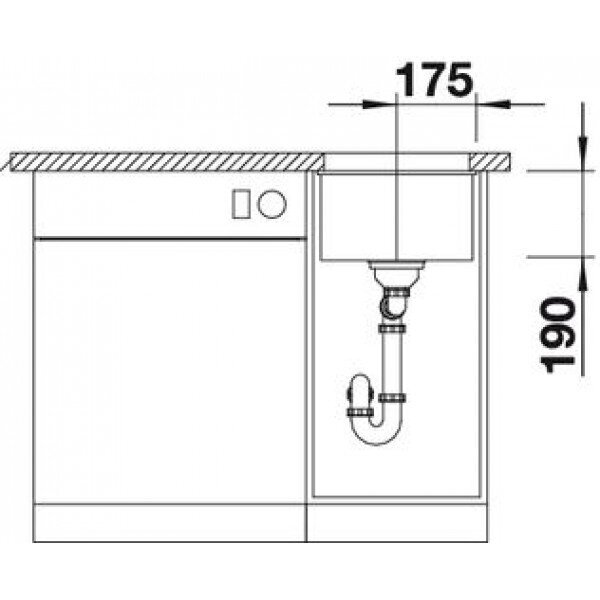 Plautuvė BLANCO SUBLINE 320-U SILG PDUR Coffee InFino O.AF 2 Plautuvė BLANCO SUBLINE 320-U SILG PDUR Coffee InFino O.AF 2