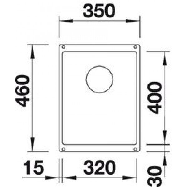 Plautuvė BLANCO SUBLINE 320-U SILG PDUR Coffee InFino O.AF 3
