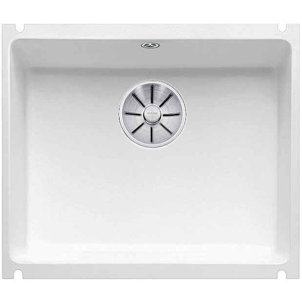 Plautuvė BLANCO SUBLINE 500-U Ceramic PP White glossy InFino O.AF