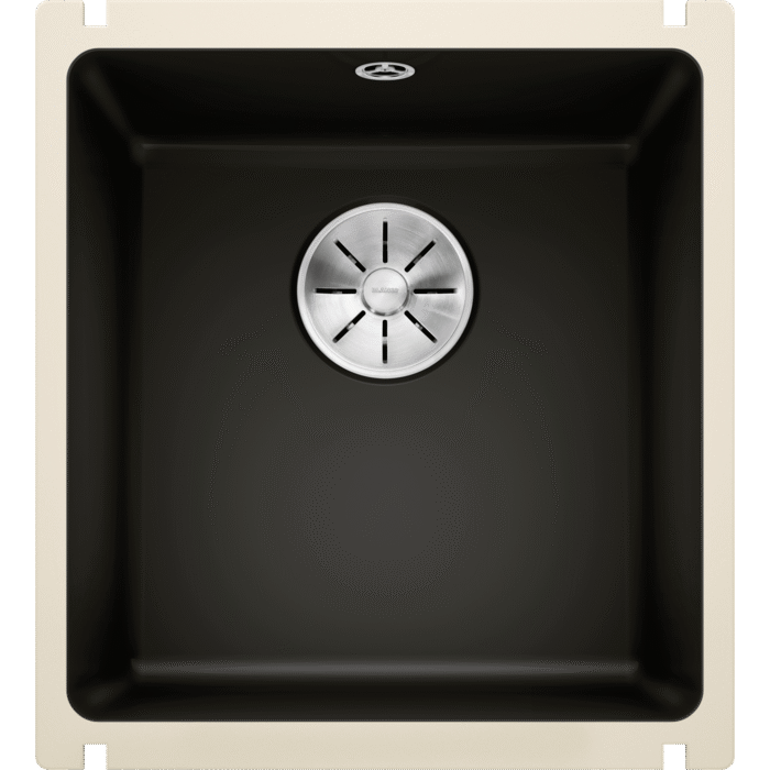 Plautuvė BLANCO SUBLINE 375-U Ceramic PP Black InFino O.AF 1 Plautuvė BLANCO SUBLINE 375-U Ceramic PP Black InFino O.AF 1