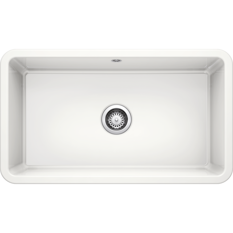 Plautuvė BLANCO VILLAE SINGLE Ceramic White glossy O.AF 1