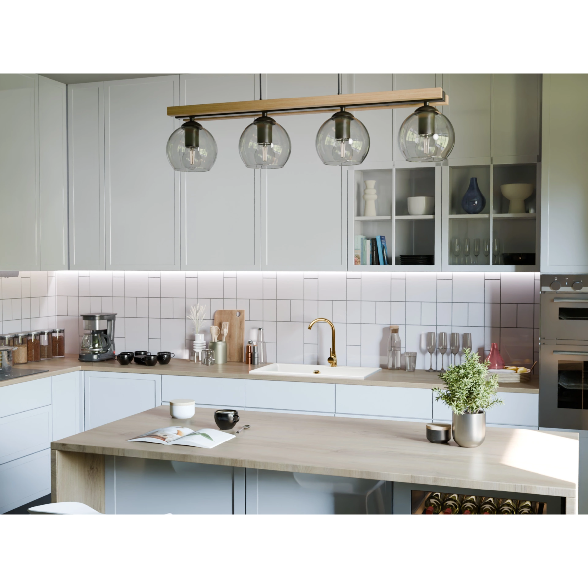 Iš viršaus įleidžiama granitinė plautuvė Lumiberg GRAN-08 baltos spalvos 2 Iš viršaus įleidžiama granitinė plautuvė Lumiberg GRAN-08 baltos spalvos 2